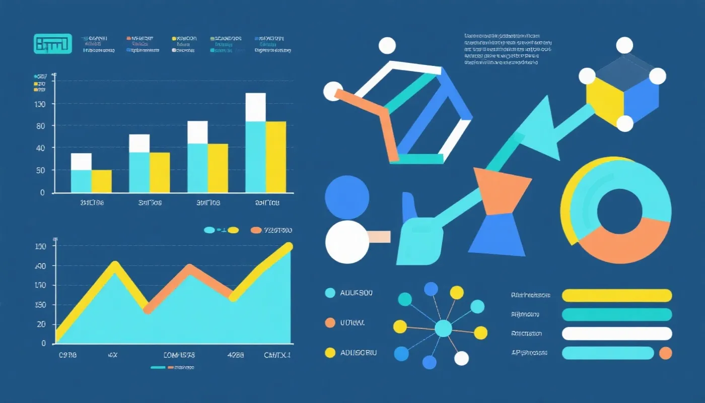 数据可视化与智能分析示意图